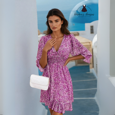 Shery - Elegant Floral Dress