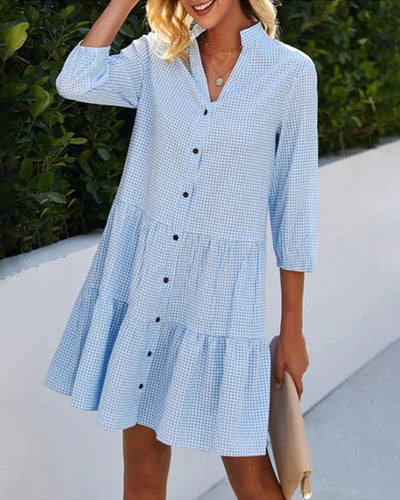 SERELLE - Breeze Buttoned Dress