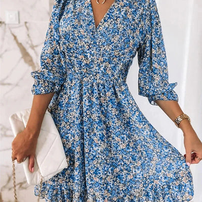 Shery - Elegant Floral Dress