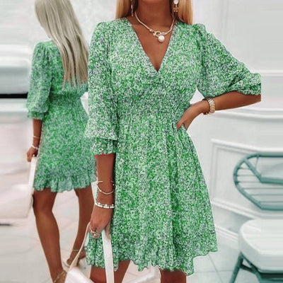 Shery - Elegant Floral Dress
