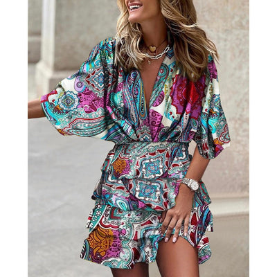 Desiree - Stylish Print Dress