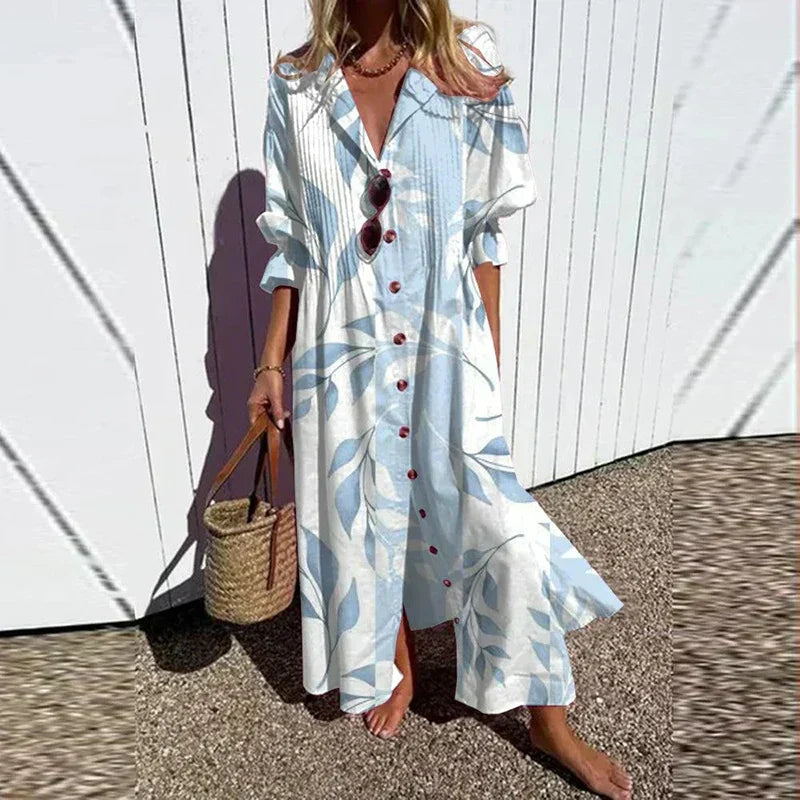 Erma - Vibrant Bloom Dress