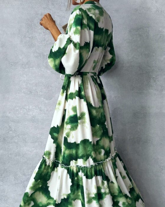 Yvonne - Abstract Maxi Dress