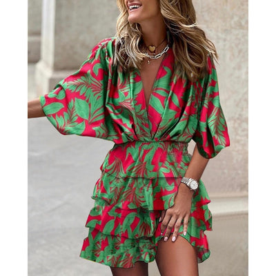 Desiree - Stylish Print Dress
